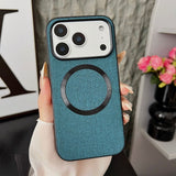 Simple Fabric‑Texture Magnetic Case for iphone