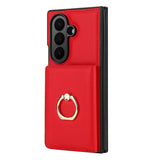 Shockproof Leather Case With Stand & Card Holder for Samsung Z Fold