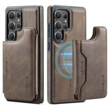 Magnetic Leather Wallet Case for Samsung