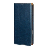 Genuine Leather Magnetic Flip Full Cover Case for iphone