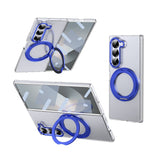 Magnetic One‑Piece Case With Screen Protector &  Rotating Stand for Samsung Z Fold