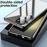 Glossy Metal Magnetic Shockproof All‑in‑One Shell‑Film Case for Samsung