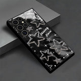 Simple Star Glass Phone Case for Samsung