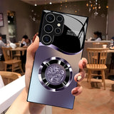 Aperture Dragon Pattern Glass Case for Samsung