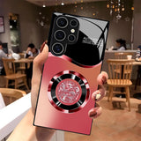 Aperture Dragon Pattern Glass Case for Samsung