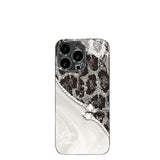 Bling Black White Snake Tempered Glass Case for iphone