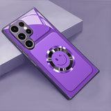 Smiley‑Face Glass Phone Case for Samsung