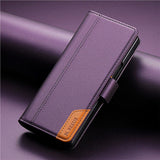 Leather Flip Wallet Stand Case for Samsung Z Fold