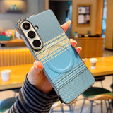 Borderless Electroplated Magnetic Case for Samsung