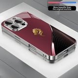 Glass Scale Dragon Head Case for iphone