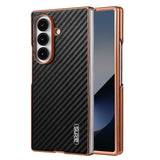 Shockproof Carbon Fiber Texture Shell‑Film Integrated Case for Samsung Z Fold