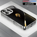 Glass Scale Dragon Head Case for iphone