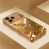 Golden Eagle & Airplane Glass Case for iphone