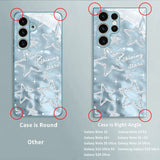 Simple Star Glass Phone Case for Samsung
