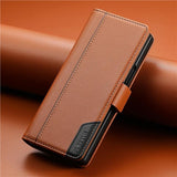 Leather Flip Wallet Stand Case for Samsung Z Fold