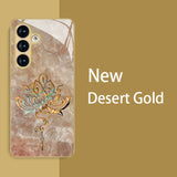Lotus Flower Tempered Glass Case for Samsung