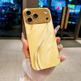 Electroplated Glass Flowing Light Effect Case for iphone