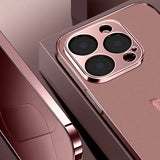 Simple Pink Butterfly Glass Case for iphone