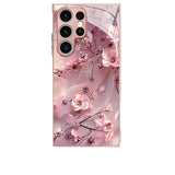 Bling Cherry Blossom Glass Case for Samsung