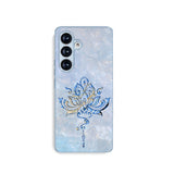 Lotus Flower Tempered Glass Case for Samsung