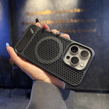 Magnetic Hollow Cooling Kickstand Case for iphone
