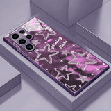 Simple Star Glass Phone Case for Samsung