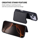 Magnetic Flip Card Holder Kickstand Case for iphone