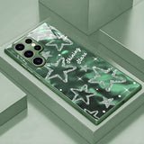 Simple Star Glass Phone Case for Samsung