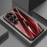 Aurora Iridescent Gradient Glass Case for Samsung