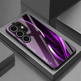 Aurora Iridescent Gradient Glass Case for Samsung