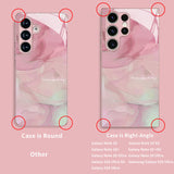 Marble Swirl Glass Case for Samsung