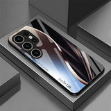 Aurora Iridescent Gradient Glass Case for Samsung