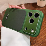 Frosted Fabric Magnetic Full Bumper Phone Case For iPhone