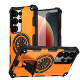 Hidden Holder Back Magnetic Phone Case For Samsung