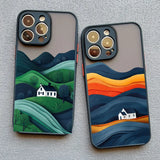Mountain Forest Village Case For iPhone