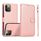 2 in 1 Magnetic Flip Leather Detachable Wallet Case for iphone