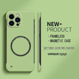 Magnetic Ultra Thin Matte Frameless Case for iphone