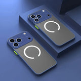 Translucent Magnetic Armor Case for iphone