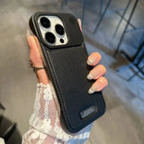 Luxury Leather  Frameless Magnetic Case for iPhone