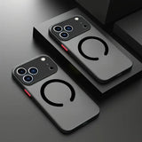 Translucent Magnetic Armor Case for iphone