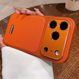 Frosted Fabric Magnetic Full Bumper Phone Case For iPhone