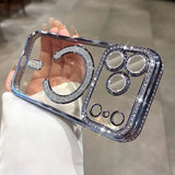 Luxury Diamond Magnetic Soft Case for iphone