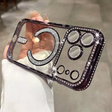 Luxury Diamond Magnetic Soft Case for iphone