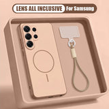 Candy Color Magnetic Lanyard Case for Samsung
