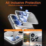 Luxury Glass Shockproof Magnetic Case For iPhone