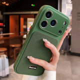 Frosted Fabric Magnetic Full Bumper Phone Case For iPhone