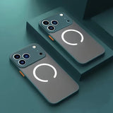 Translucent Magnetic Armor Case for iphone