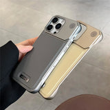 Luxury Leather  Frameless Magnetic Case for iPhone
