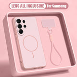 Candy Color Magnetic Lanyard Case for Samsung
