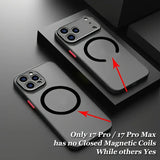 Translucent Magnetic Armor Case for iphone